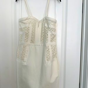 White cocktail dress